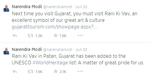 Narendra Modi Tweet about Rani Ki Vav