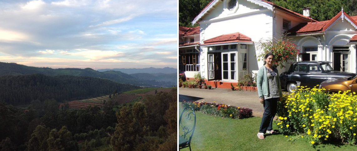 View of Lovedale valley from the Sterling resort, Ooty-Fern Hill. Image by Lata Subramanian.