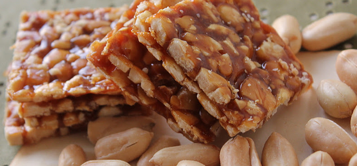 Chikki Jaggery Peanut Dessert Recipe