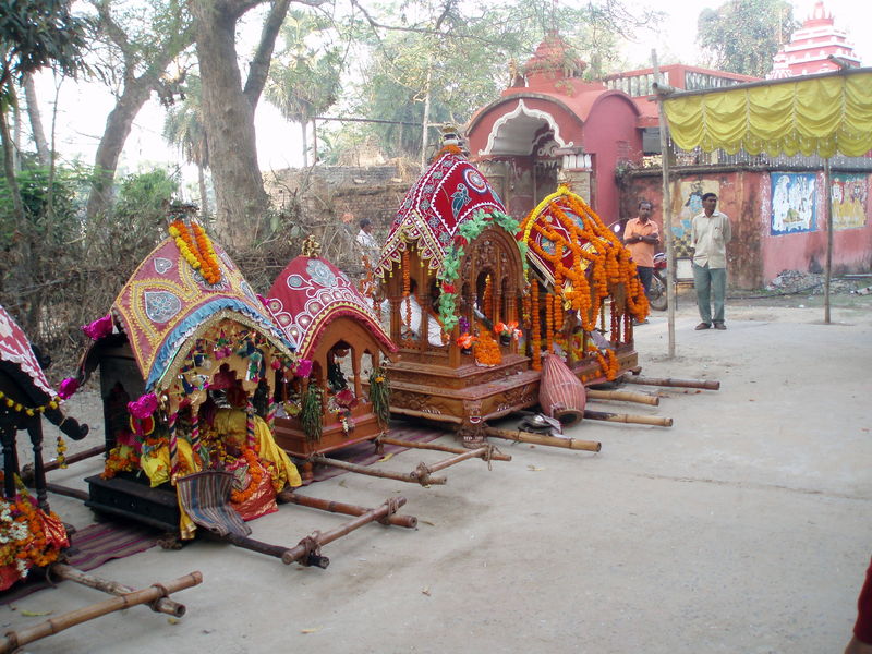 Idols During Holi in Odisha
